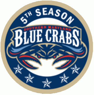 Southern Maryland Blue Crabs 2012 Anniversary Logo iron on transfers for clothing